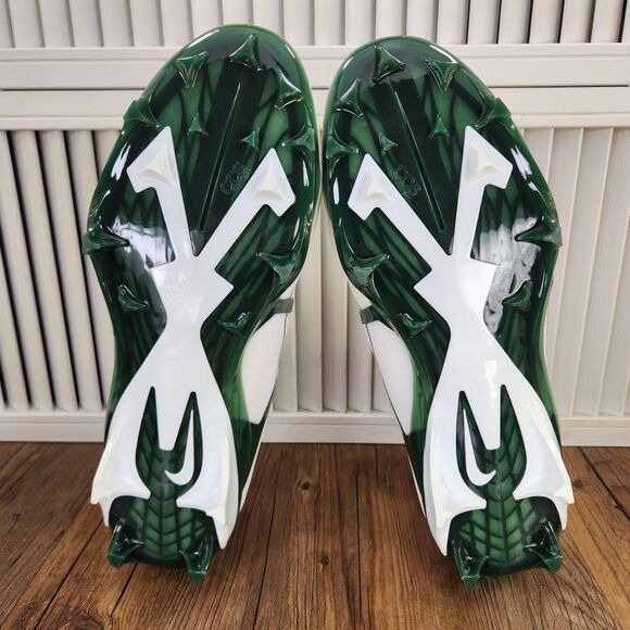 Nike Alpha Menace Elite 3 Mens Size 14 White Green Football Cleats DM1792-103 main image 9